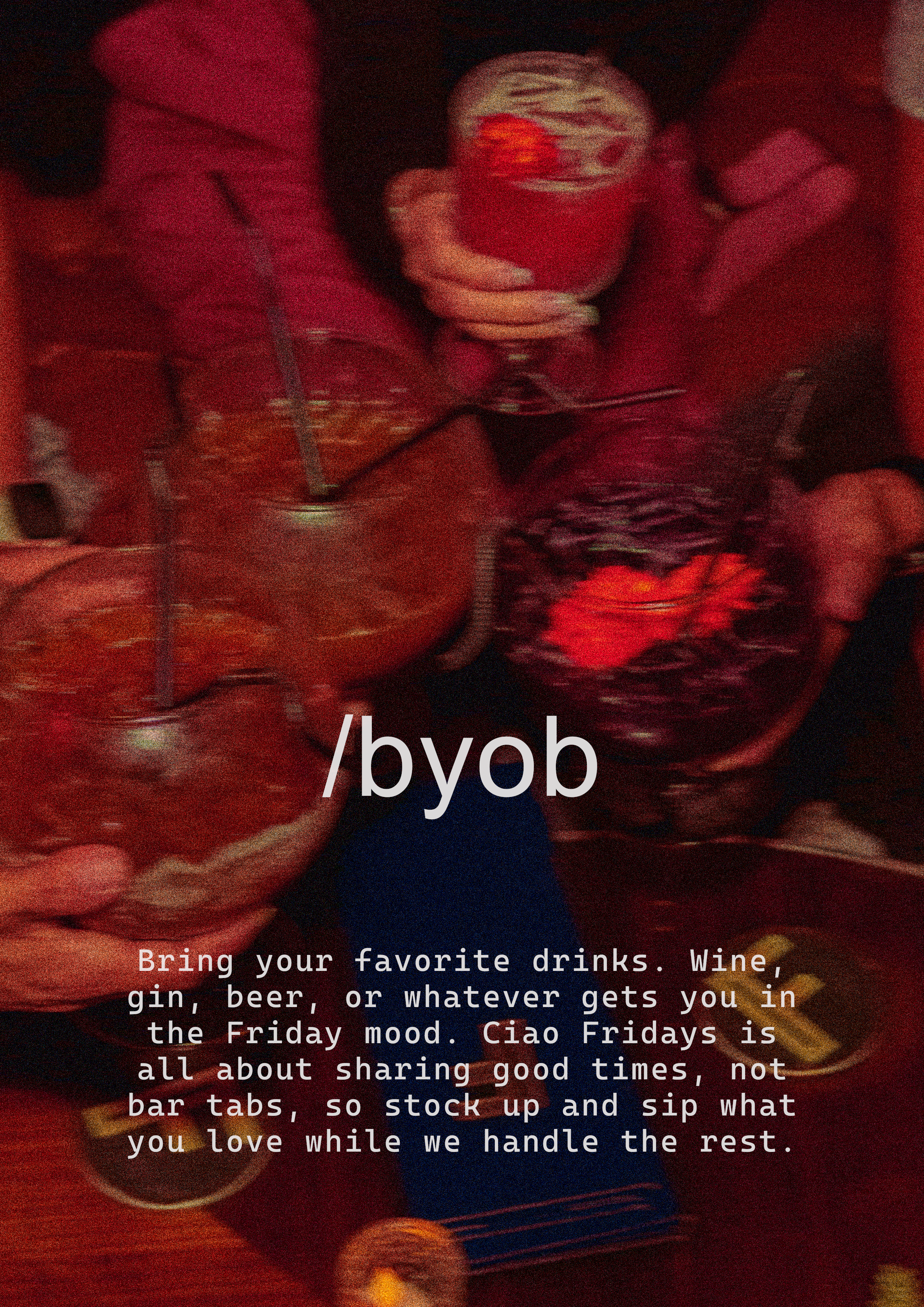 BYOB Rule Poster